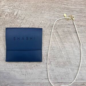 SHASHI Tennis Diamond Gold Necklace